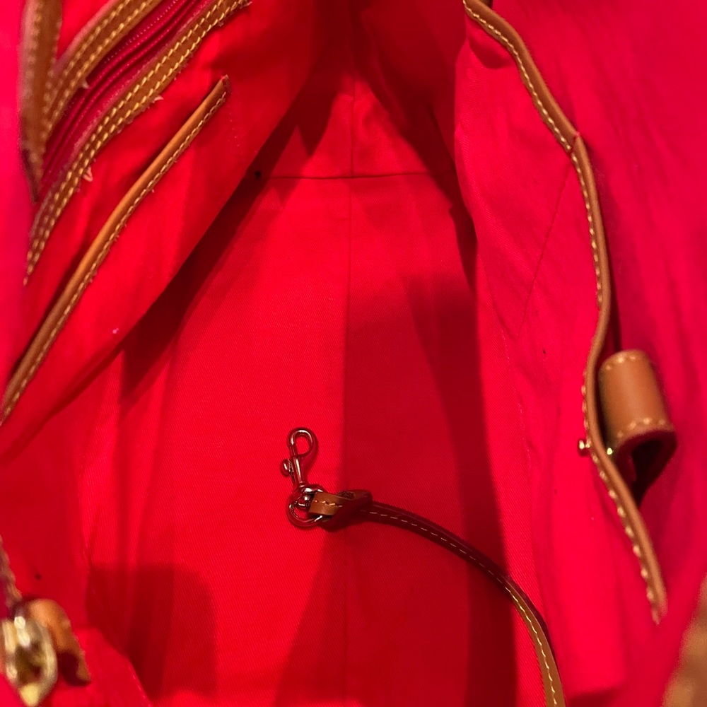 Dooney & Bourke Monogram Satchel Handbag - Picture 9 of 12